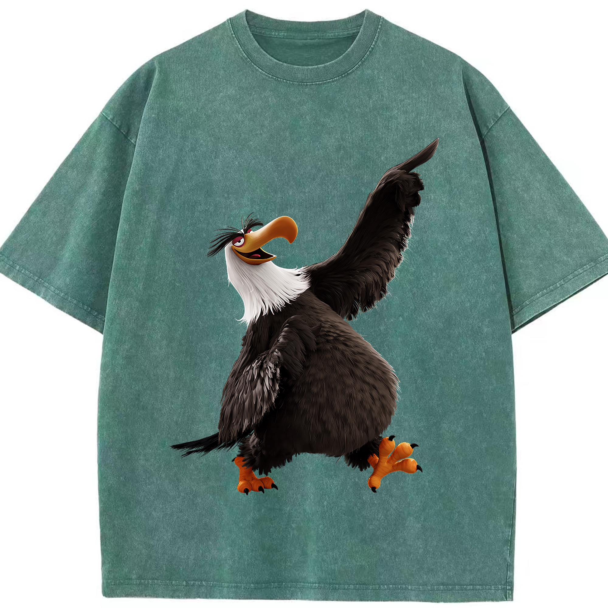 （画像用） Angry Birds アングリーバード 綿100% ヴィンテージ風 半袖Tシャツ（フロントプリント）